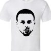 Stephen Curry Face T-shirt AI