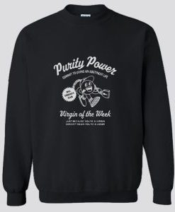 Virgin of the week Purity Power Sweatshirt AI