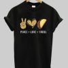 Peace Love Tacos T-shirt AI