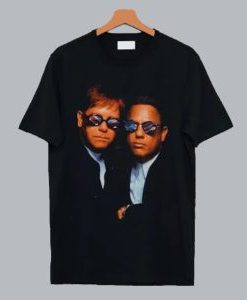 Rare Vintage Elton John Billy Joel T Shirt AI