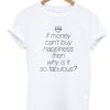 If Money Cant Buy Happiness Then Why is it so Fabulous T Shirt AI