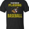 Playing Baseball T-shirt AI