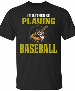 Playing Baseball T-shirt AI