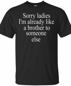 Sorry Ladies T-shirt AI