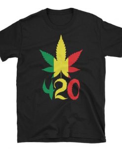 420 Rasta Leaf Tshirt AI