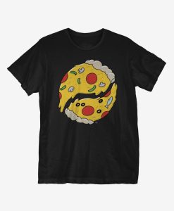 Pizza Yin Yang T-Shirt AI