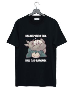 Sleeping Totoro Snorlax T-Shirt AI