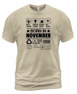 Born In November T-shirt AI