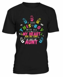 My Heart Aunt T-shirt AI
