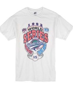 90s World Series 1992 Toronto Blue Jays Atlanta Braves Baseball t shirt AI