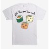 Good Times Roll Sushi t shirt AI