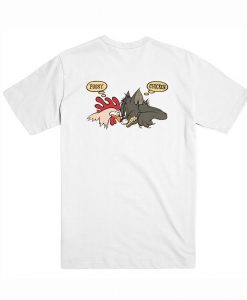 No Fear Pussy Chicken T-Shirt Back AI