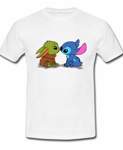 Kawaii Baby – Yoda Baby Stitch T-Shirt AI