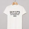 Seniors 2020 The One Where They Were Quarantined T-Shirt AI