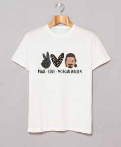 Peace Love Morgan Wallen T Shirt AI