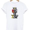 You Can’t Save the World Alone DC T-Shirt AI