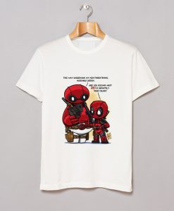 Baymax and Deadpool Parody T-Shirt AI