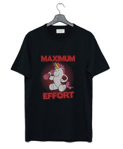 Maximum Effort Unicorn and Deadpool T-Shirt AI