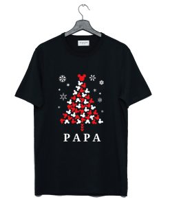 Papa Disney Mickey Christmas T-Shirt AI