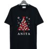 Anita Disney Mickey Christmas T-Shirt AI