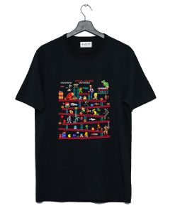 Donkey Kong Retro Game Characters T-Shirt AI