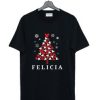 Felicia Disney Mickey Christmas T-Shirt AI