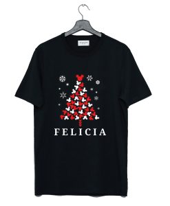 Felicia Disney Mickey Christmas T-Shirt AI