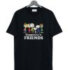 Peanuts Happiness Is Friends T Shirt AI