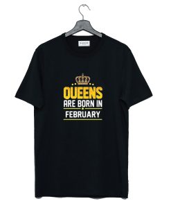 Queen Born February T-Shirt AI