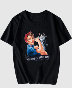 Childless Cat Ladies For Kamala Harris 2024 T Shirt